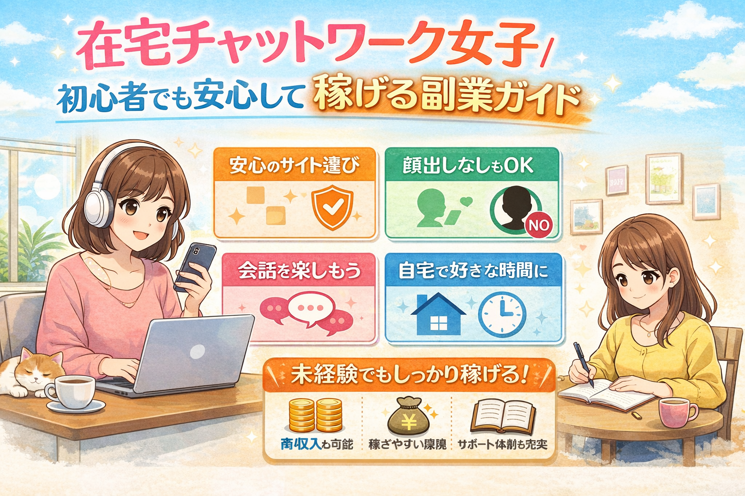 在宅チャットワーク女子｜初心者でも安心して稼げる副業ガイド